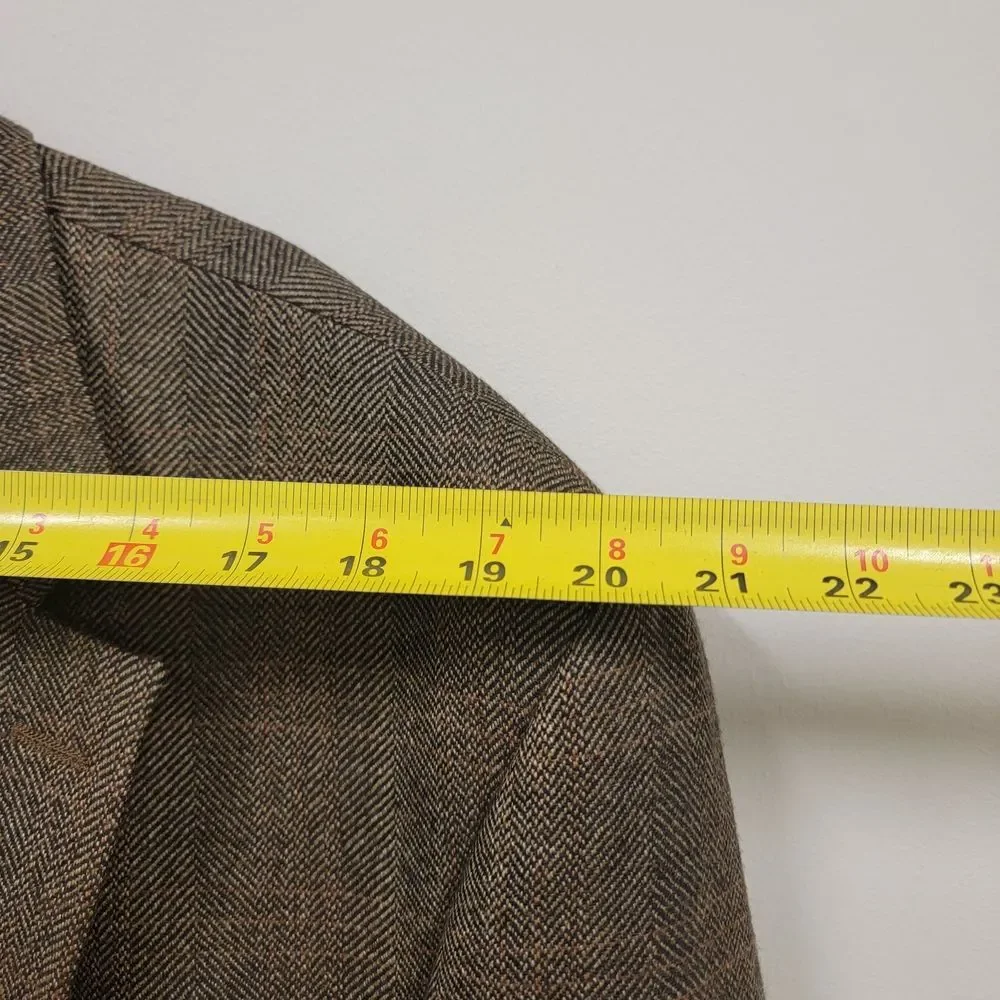 Ralph Lauren Lambswool 2 Button Blazer Herringbone 48R